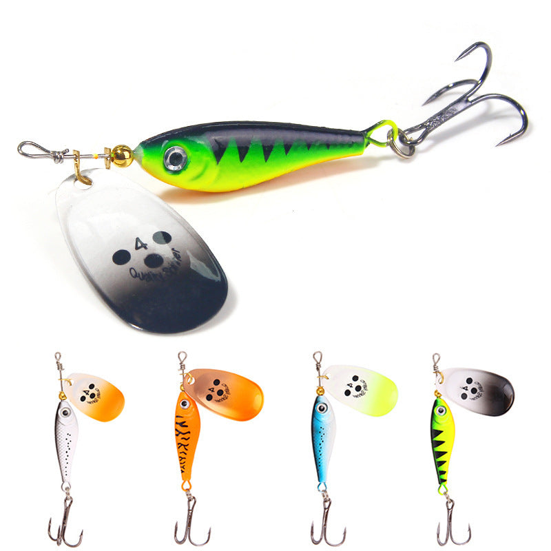 MrFishingSupplies | Spinning Metal Long-range Minow Rotating Sequin Bait