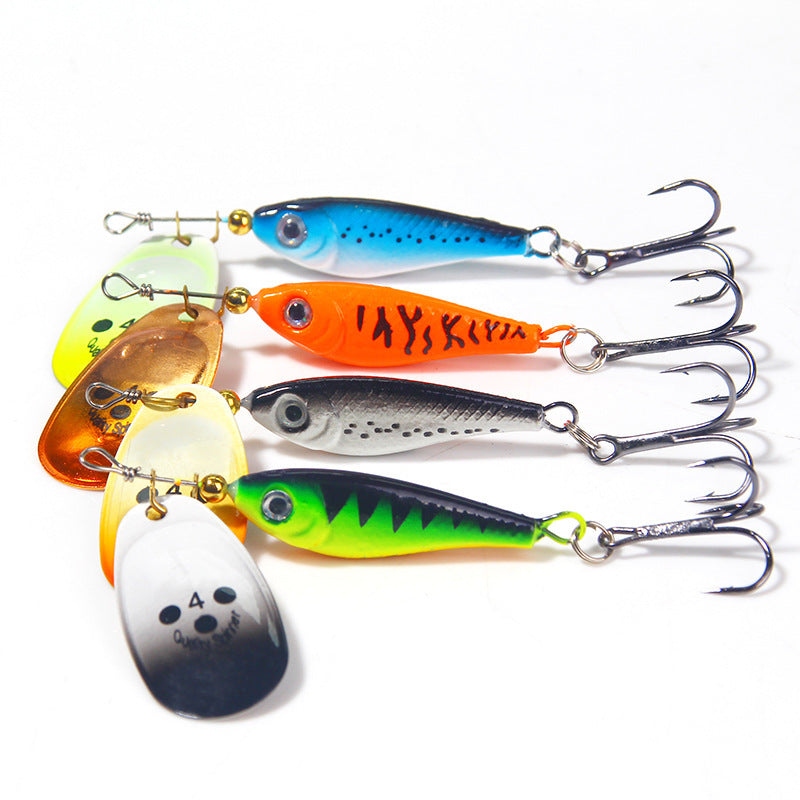 MrFishingSupplies | Spinning Metal Long-range Minow Rotating Sequin Bait