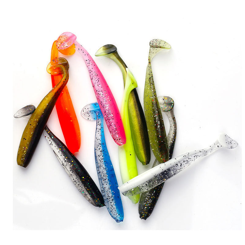 MrFishingSupplies | Two-color Soft Lure Paddle Tail Swimbait