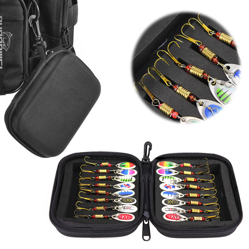 MrFishingSupplies | Spinner Bait Kit with fishing gear bag attached