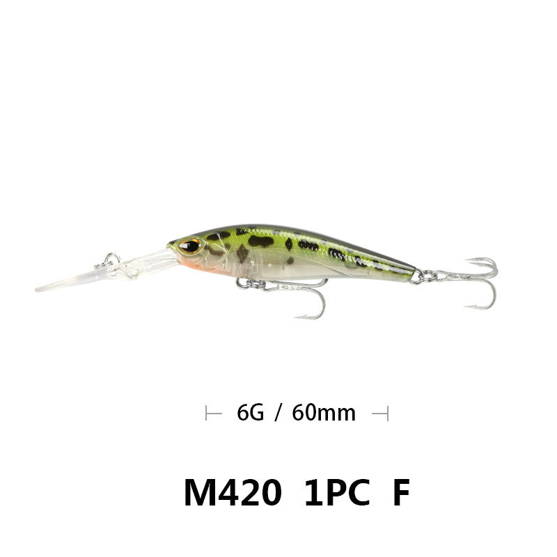 MrFishingSupplies | Crankbait Fishing Minow 6g 9cm Long Tongue Plate