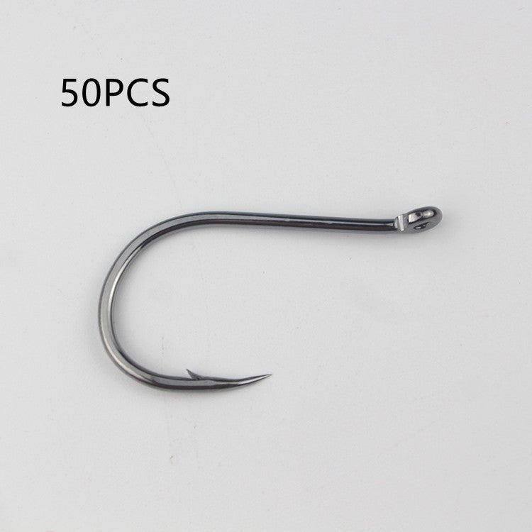 Fishing Tackle | 1000 PCS 100  PCS 50 PCS Bulk Hole Ring Barbed Hook