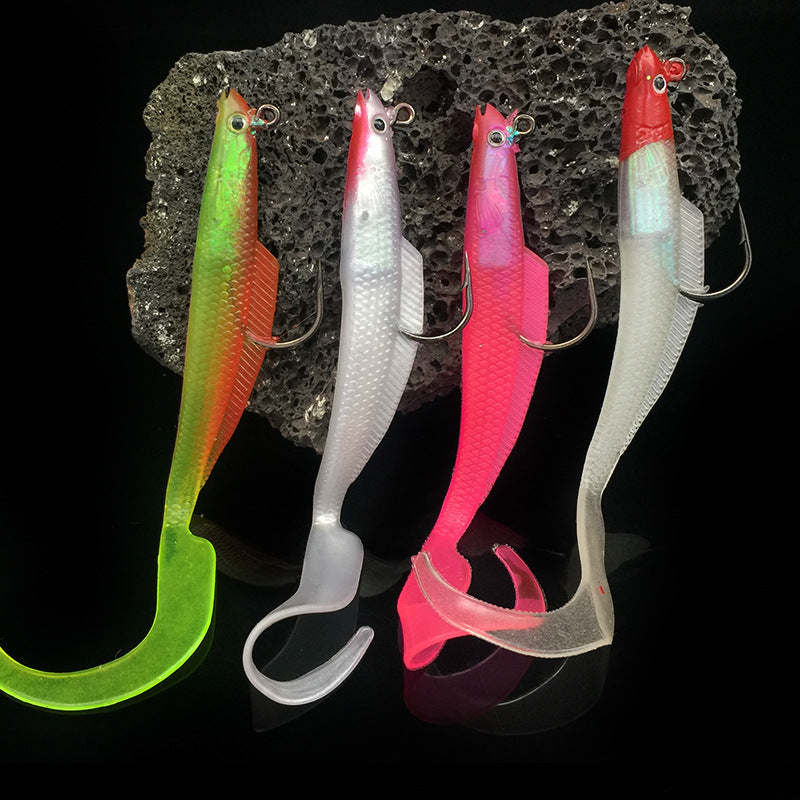 WeiheFishing | Creative Soft Swimbait Simulation Long Lead Soft Fishing Lure