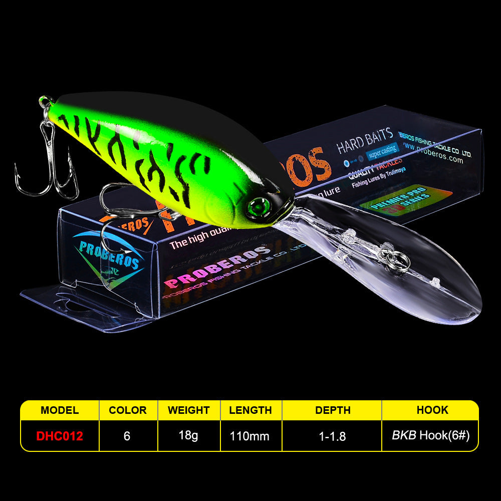 Proberos | 11cm Crankbait Plastic Hard Bait 18.5g