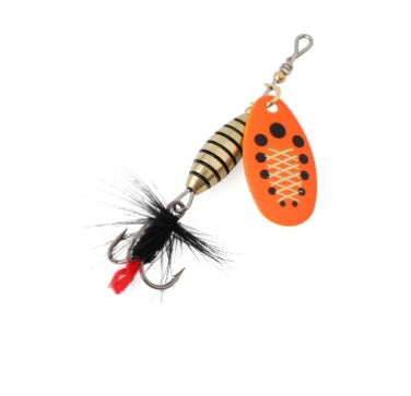 Mr Fishing Supplies | Hard Spinning Sequin Feather Bait High Carbon Steel Three-book Hook