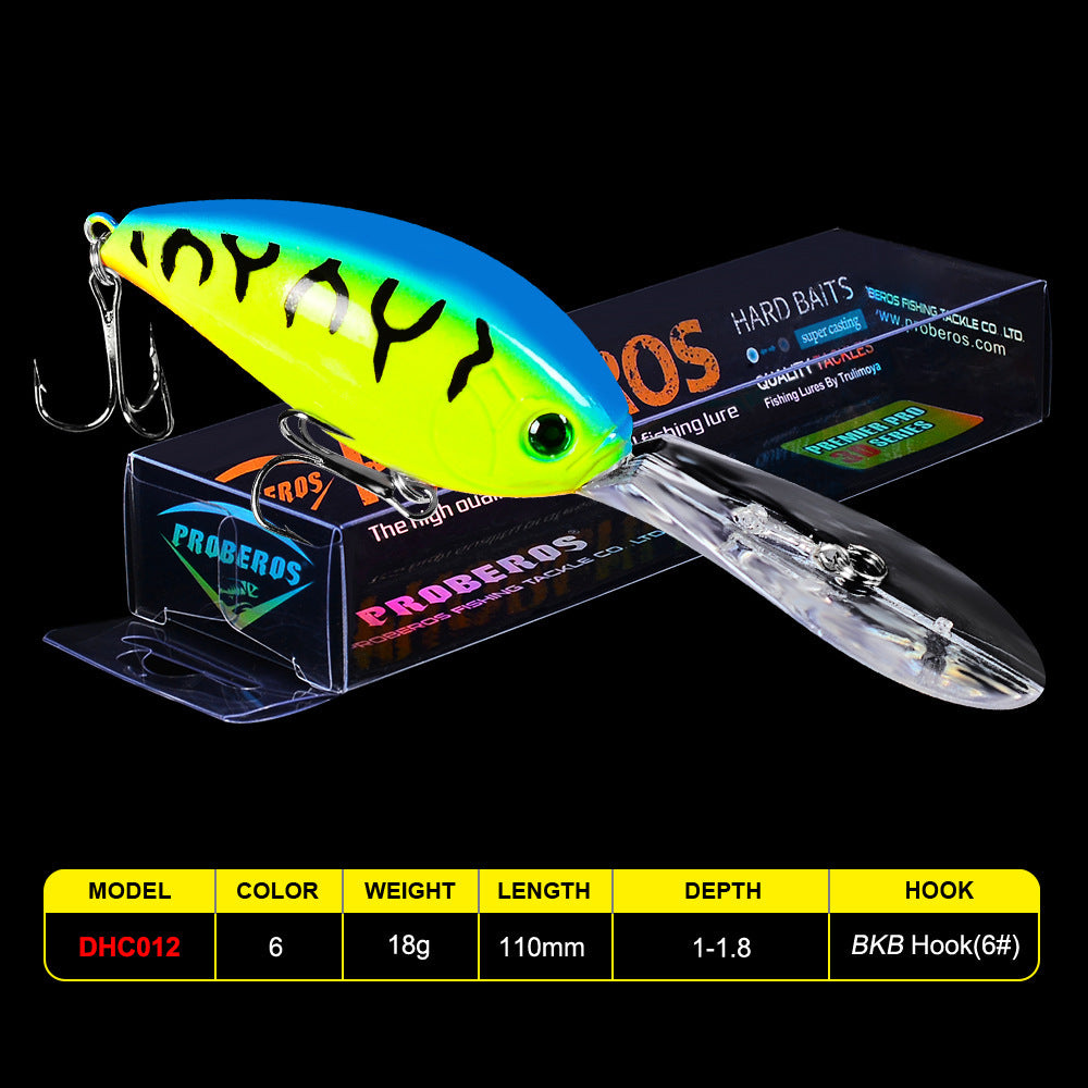 Proberos | 11cm Crankbait Plastic Hard Bait 18.5g