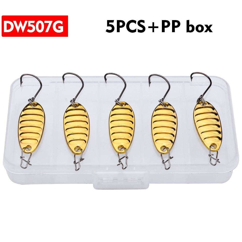 Mr Fishing Supplies Spoon Bait Long Throw Flat Vibration Glitter