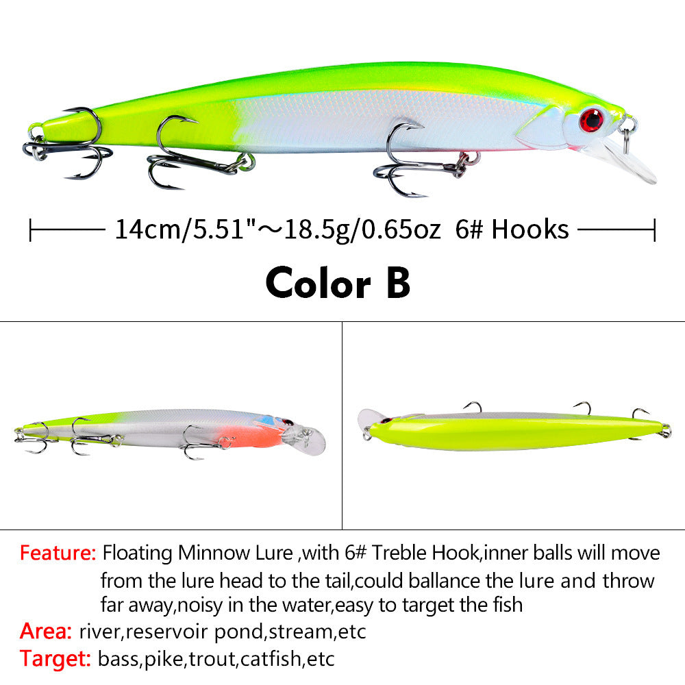 Mr Fishing Supplies | JerkBait Hard Bait 14cm 18.5g Plastic