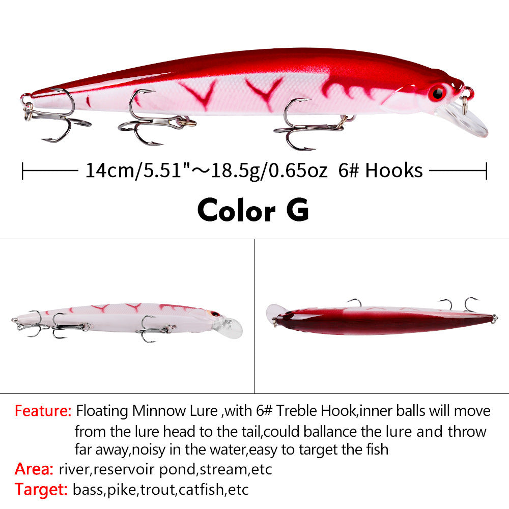 Mr Fishing Supplies | JerkBait Hard Bait 14cm 18.5g Plastic