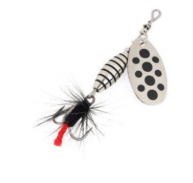 Mr Fishing Supplies | Hard Spinning Sequin Feather Bait High Carbon Steel Three-book Hook