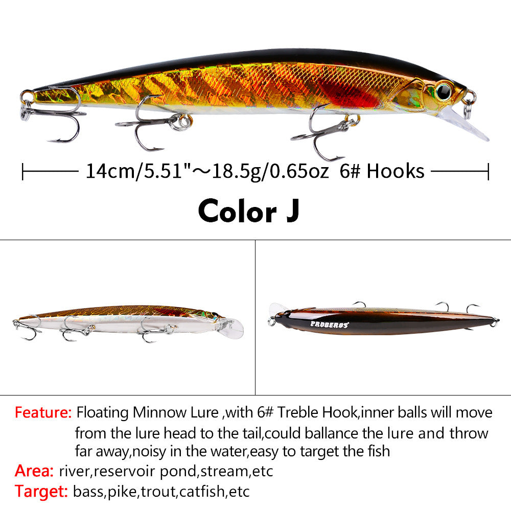 Mr Fishing Supplies | JerkBait Hard Bait 14cm 18.5g Plastic