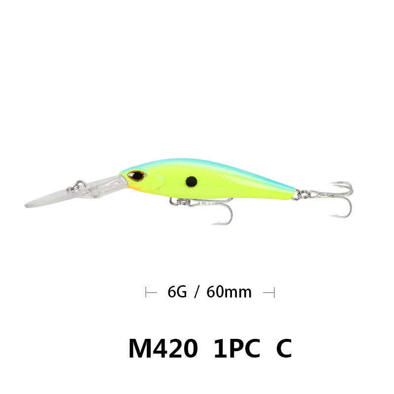 MrFishingSupplies | Crankbait Fishing Minow 6g 9cm Long Tongue Plate
