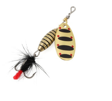 Mr Fishing Supplies | Hard Spinning Sequin Feather Bait High Carbon Steel Three-book Hook