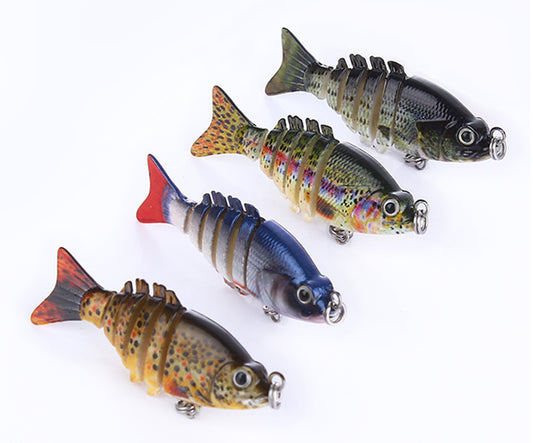 MrFishingSupplies | Hard Body Swimbait Small Knotty Bait Fake Bait Fishing Gear Simulation Bait