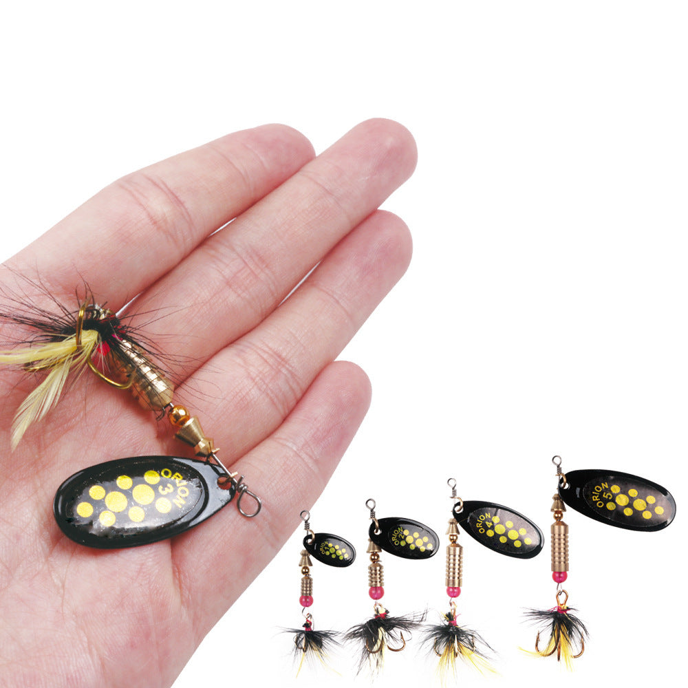 Mr Fishing Supplies | Rotating sequin lure hand-cranked bait fishing gear