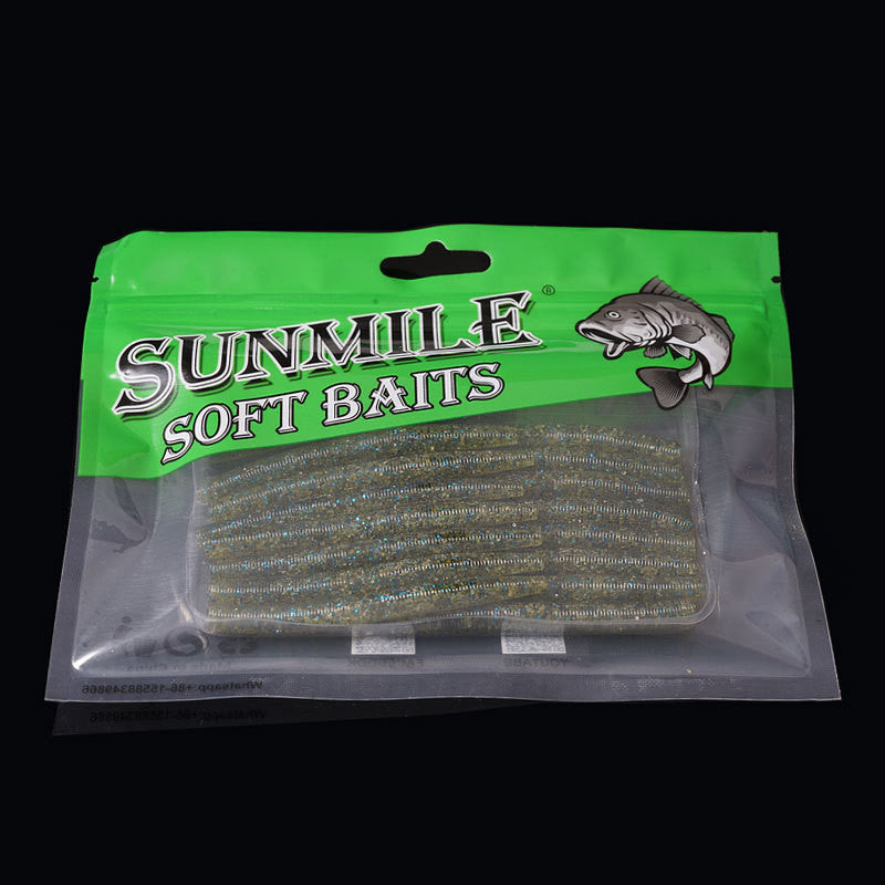 SUNMILE | 3 Inch 4 Inch Senko Worm High Specific Gravity Slow Sinking Salt
