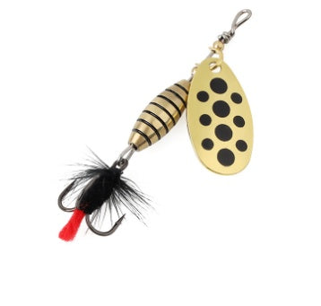 Mr Fishing Supplies | Hard Spinning Sequin Feather Bait High Carbon Steel Three-book Hook