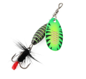 Mr Fishing Supplies | Hard Spinning Sequin Feather Bait High Carbon Steel Three-book Hook