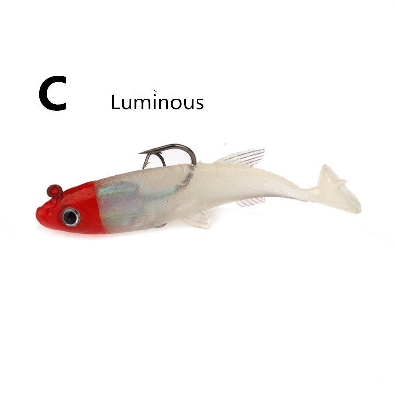MrFishingSupplies | Soft Swim Bait Five Colors Lead Fish