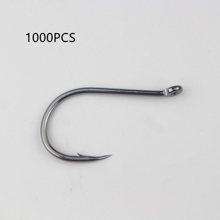 Fishing Tackle | 1000 PCS 100  PCS 50 PCS Bulk Hole Ring Barbed Hook