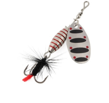 Mr Fishing Supplies | Hard Spinning Sequin Feather Bait High Carbon Steel Three-book Hook