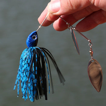 SUNMILE | Rotating Composite Sequins Beard Guy SPINNER BAIT Lure Bait Water Surface Tractor Bass Hook