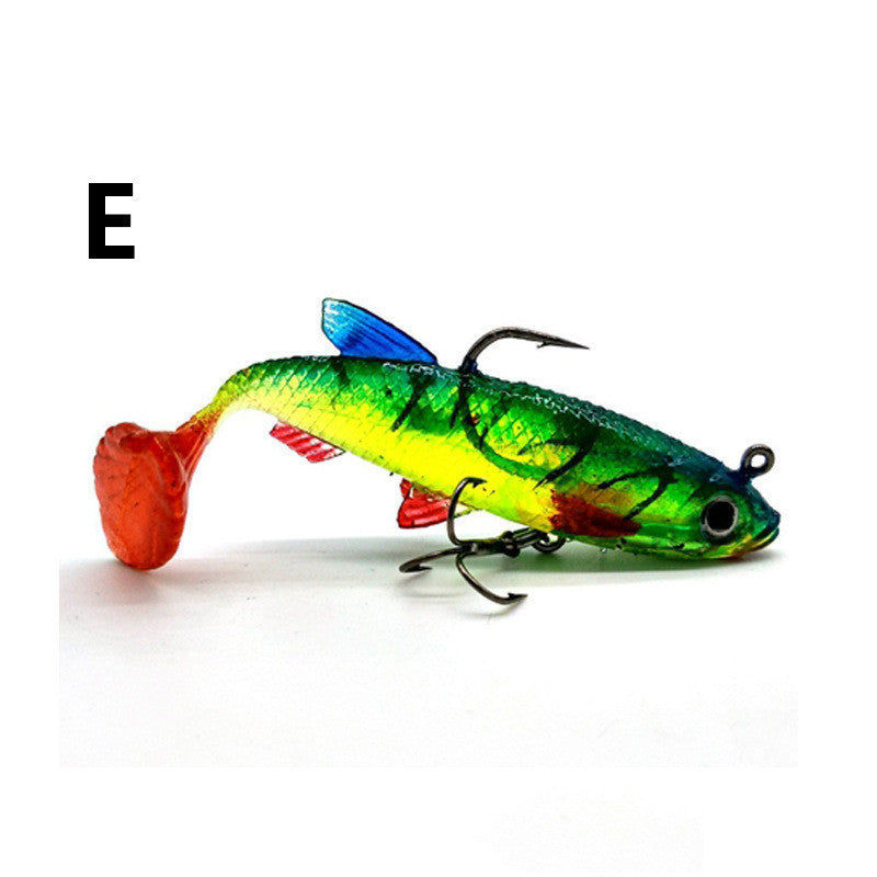 MrFishingSupplies | Soft Swim Bait Five Colors Lead Fish