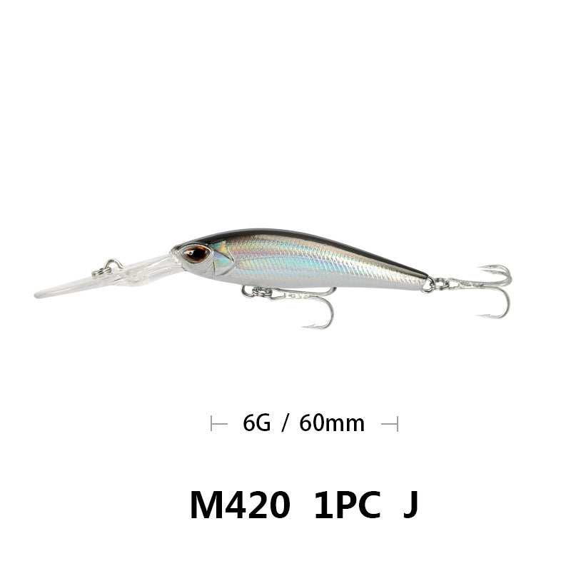 MrFishingSupplies | Crankbait Fishing Minow 6g 9cm Long Tongue Plate
